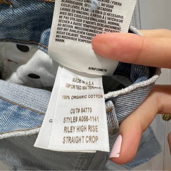 AGOLDE Riley High Rise Straight Crop Jean - Picture 8 of 9